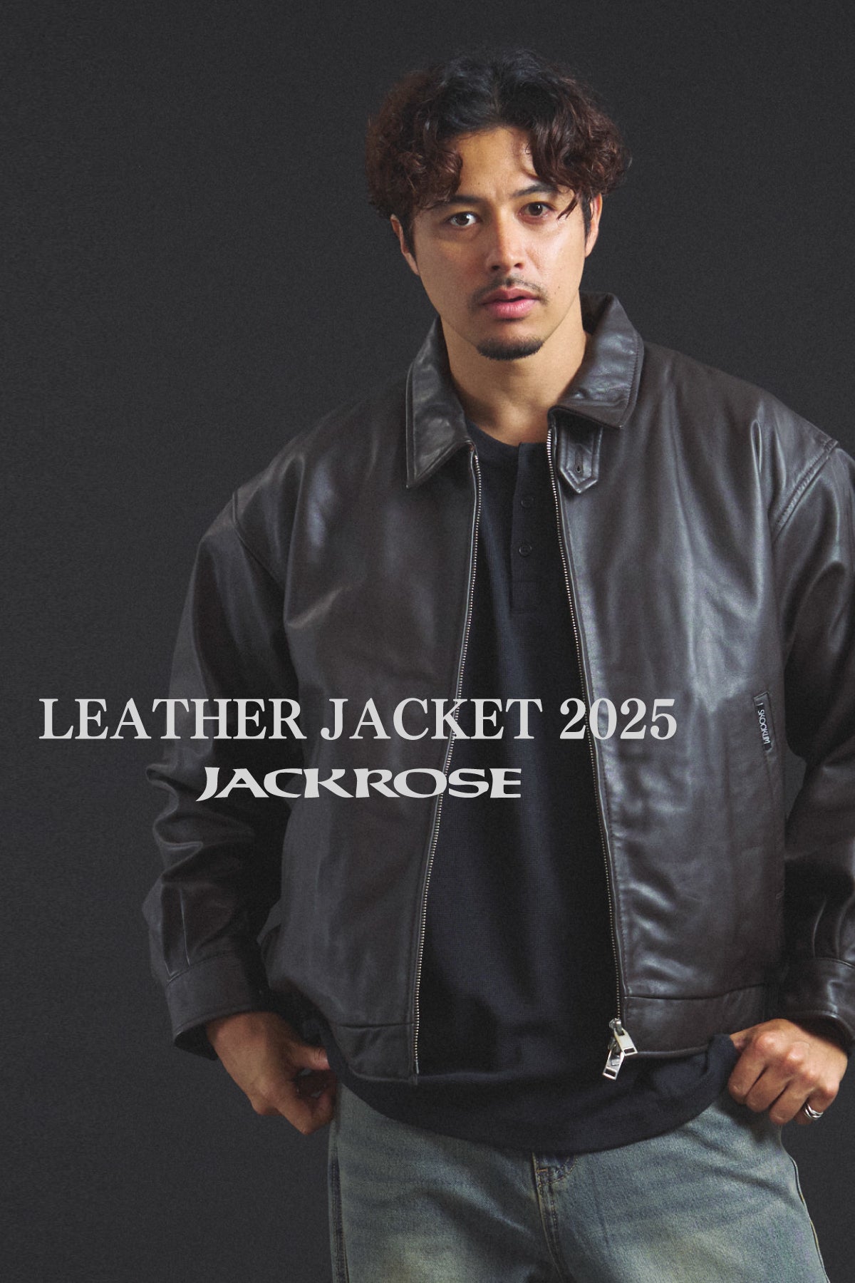 ジャケット・アウター JACKROSE HORSE OIL LEATHER ZIP BLOUSON JACKROSE ジャケット ライダースジャケット JE HORSE OIL