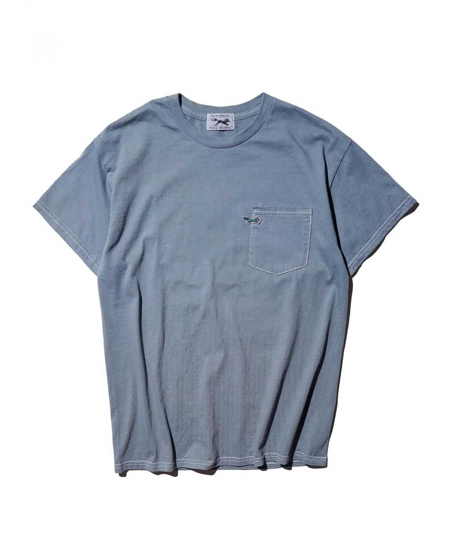 THE FOX OVER-DYE POCKET TEE