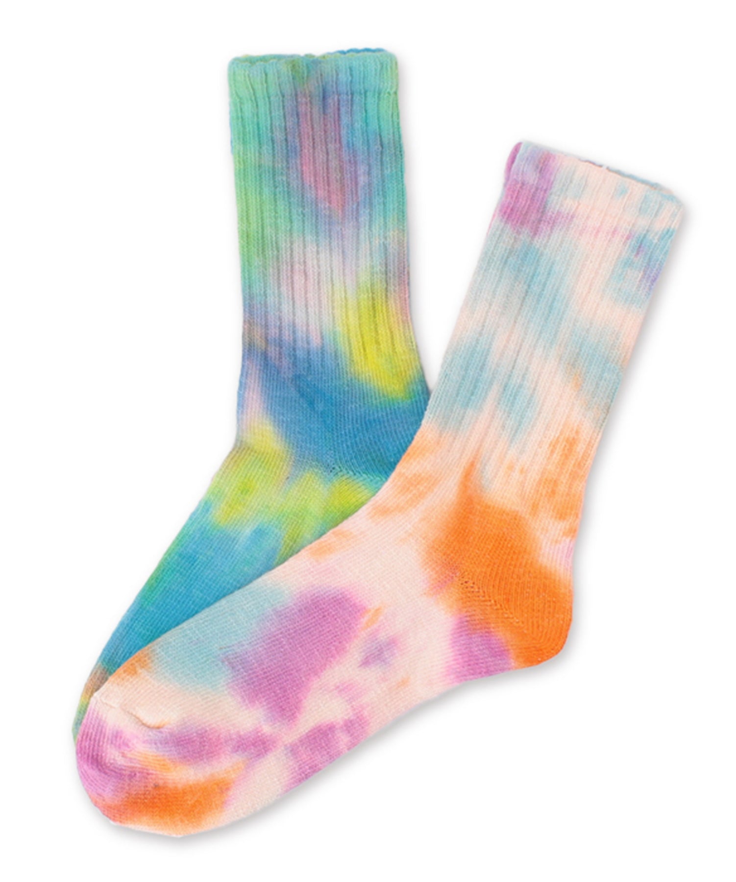 Healthknit Crew Socks Tie Dye 2足組