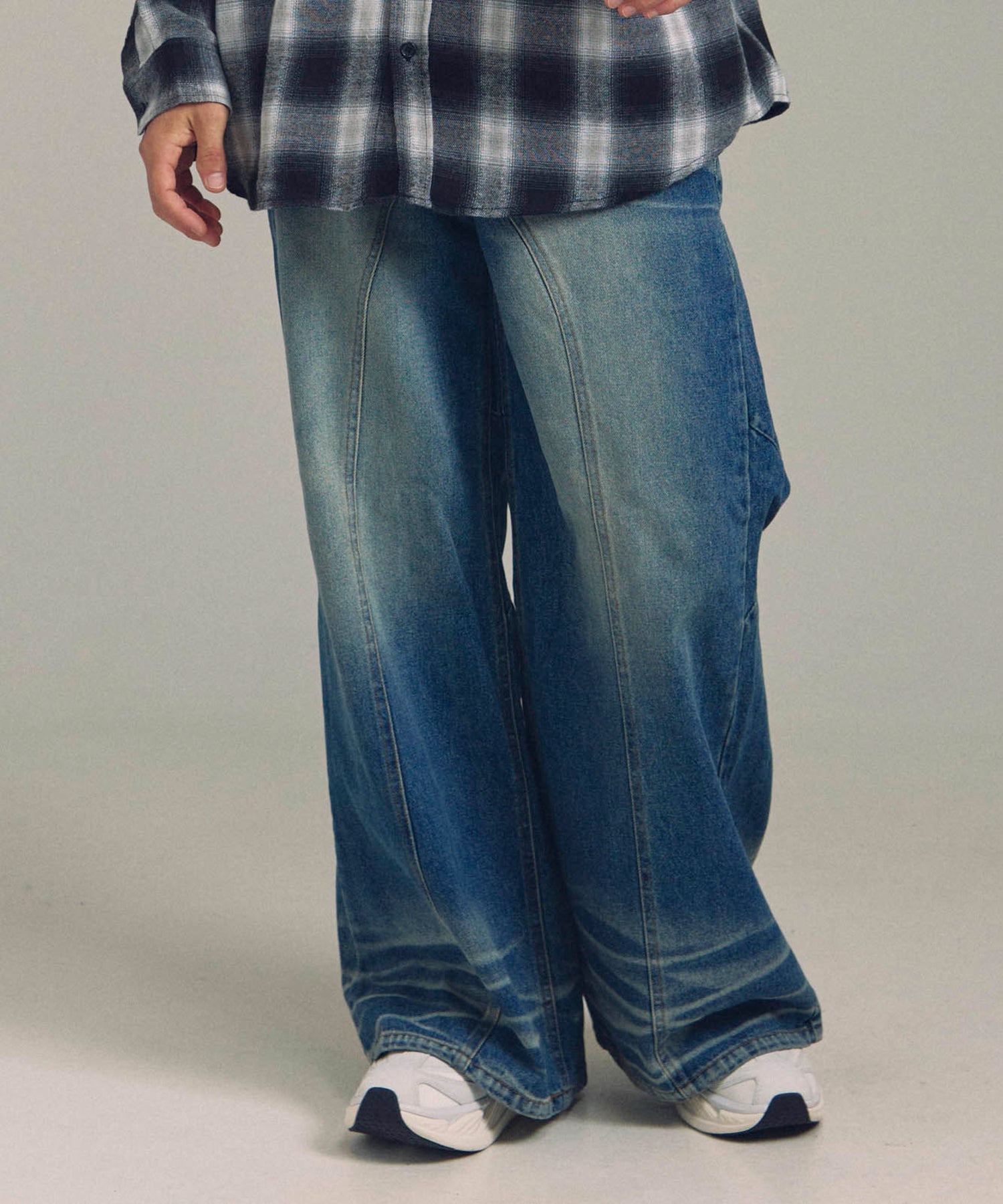GA OVERDYE-2WAY JEAN