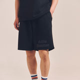 GA SUEDE LOGO SHORTS