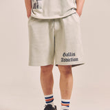 GA SUEDE LOGO SHORTS