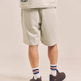 GA SUEDE LOGO SHORTS