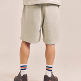 GA SUEDE LOGO SHORTS