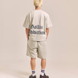 GA SUEDE LOGO SHORTS
