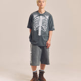 VANSON-SKELTON BONES-Pigment Dyed Tee