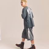 VANSON-SKELTON BONES-Pigment Dyed Tee