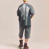 VANSON-SKELTON BONES-Pigment Dyed Tee