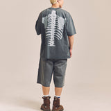 VANSON-SKELTON BONES-Pigment Dyed Tee
