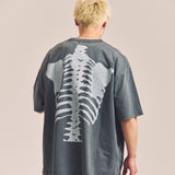VANSON-SKELTON BONES-Pigment Dyed Tee