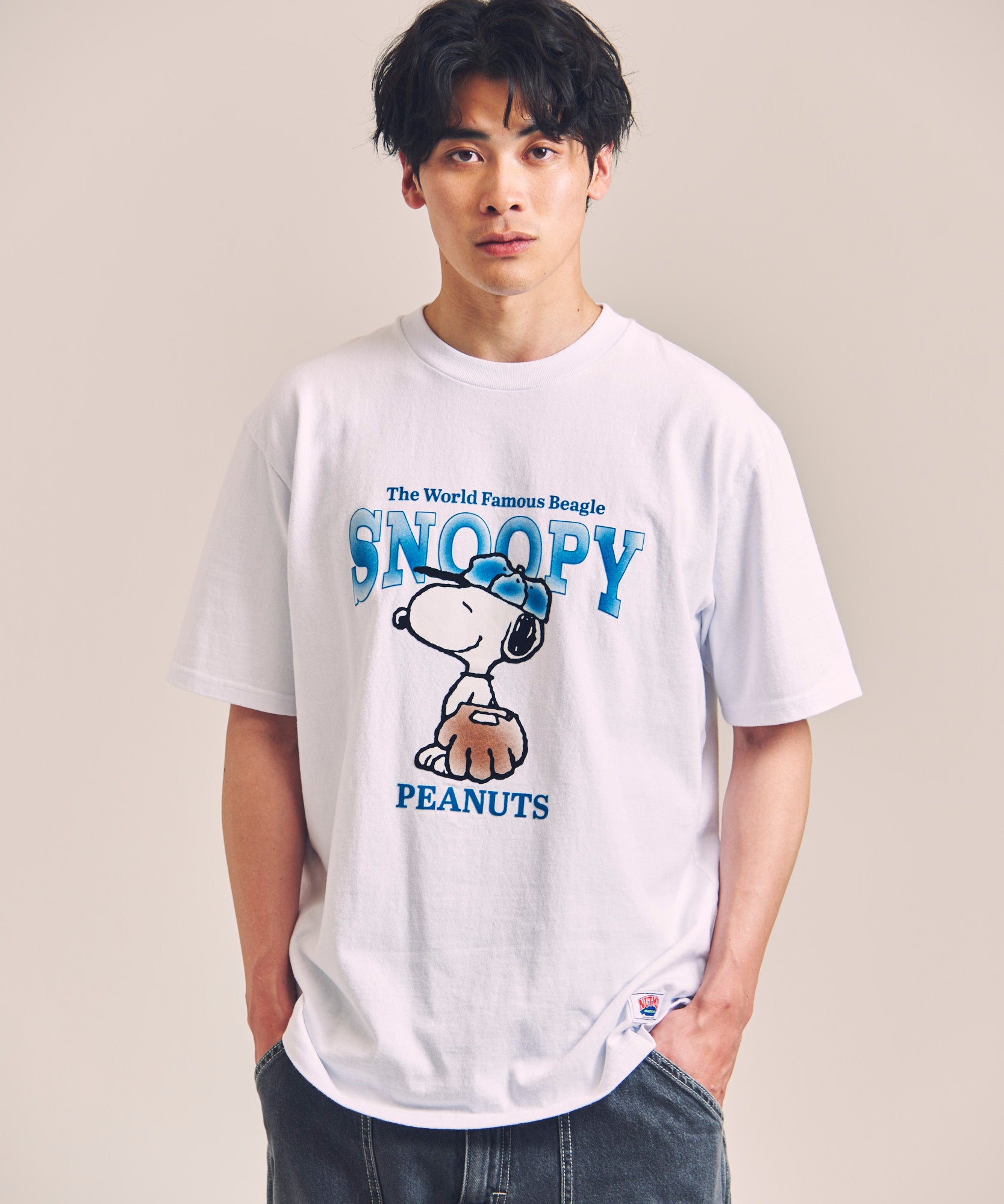 NUTMEG＆Peanuts S/S TEE-1