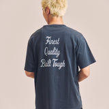 SCHOTT-PIGMENT T-SHIRT FLOCKY BULLDOG