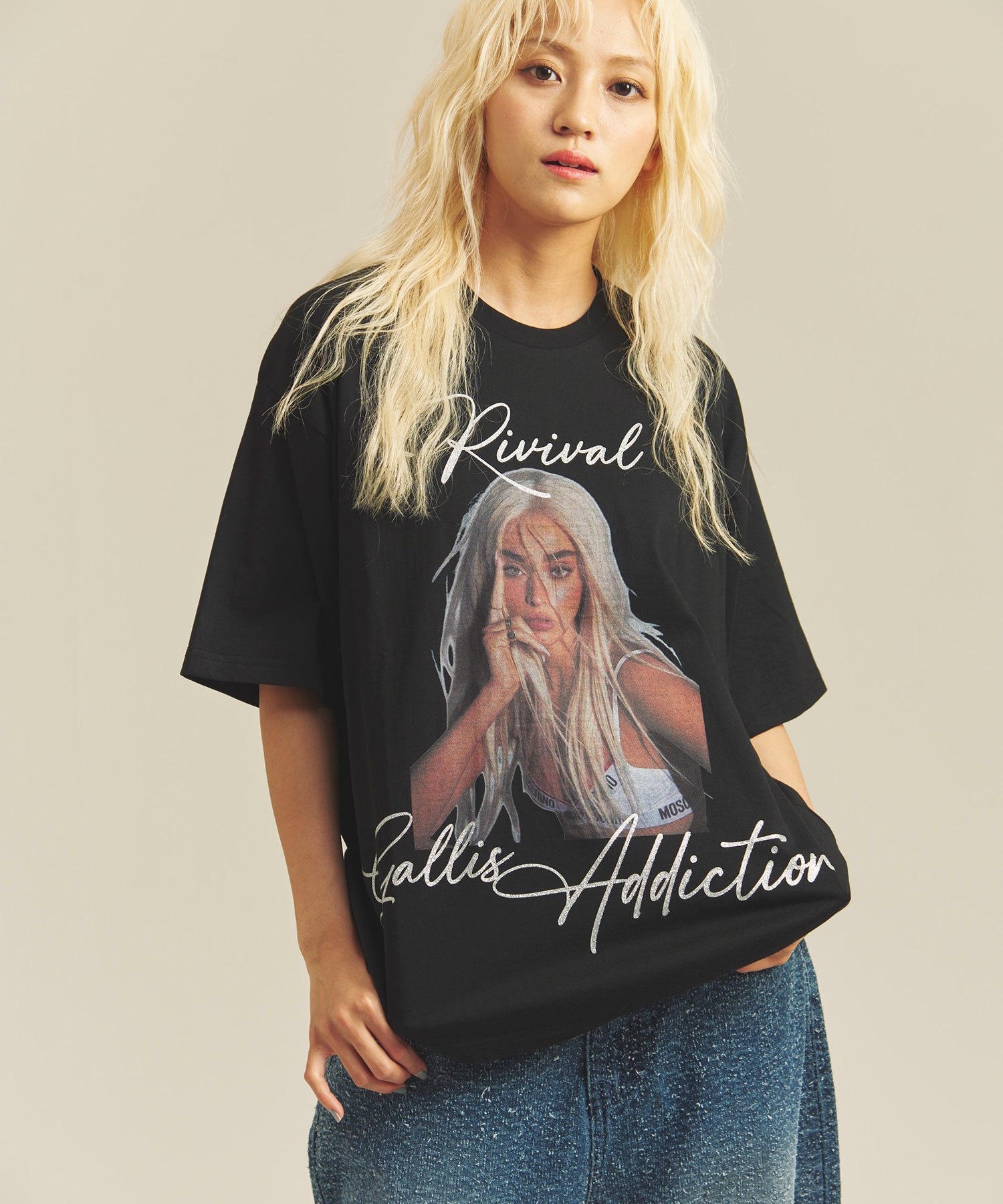 GA GLITTER GIRL-PHOTO TEE