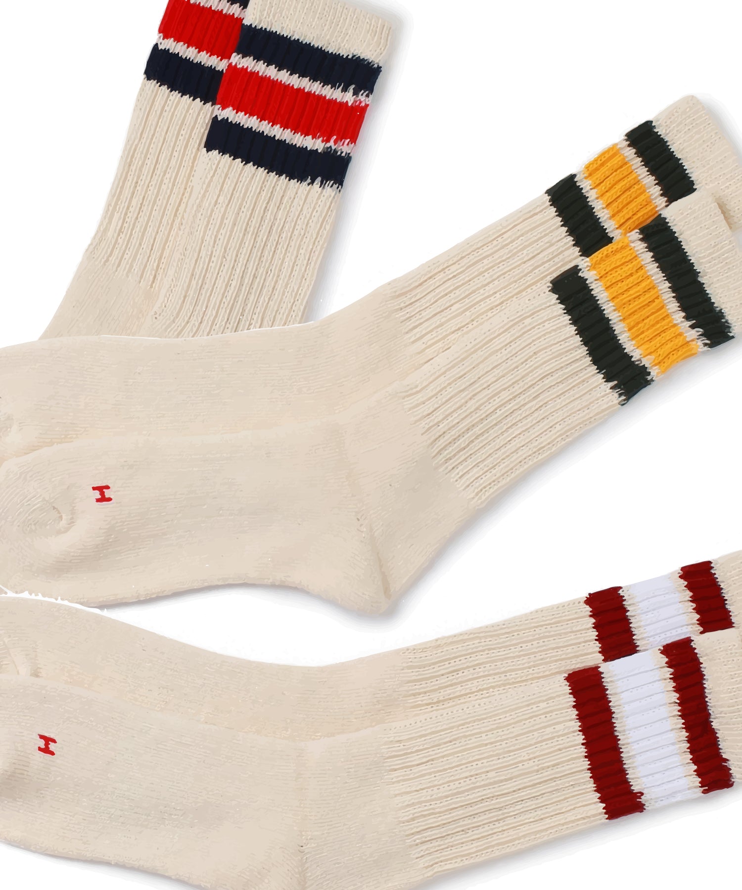 Healthknit Crew Socks 3足組