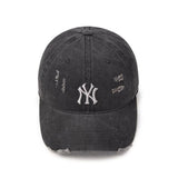MLB　KOREA-ダメージウォッシュ-CAP