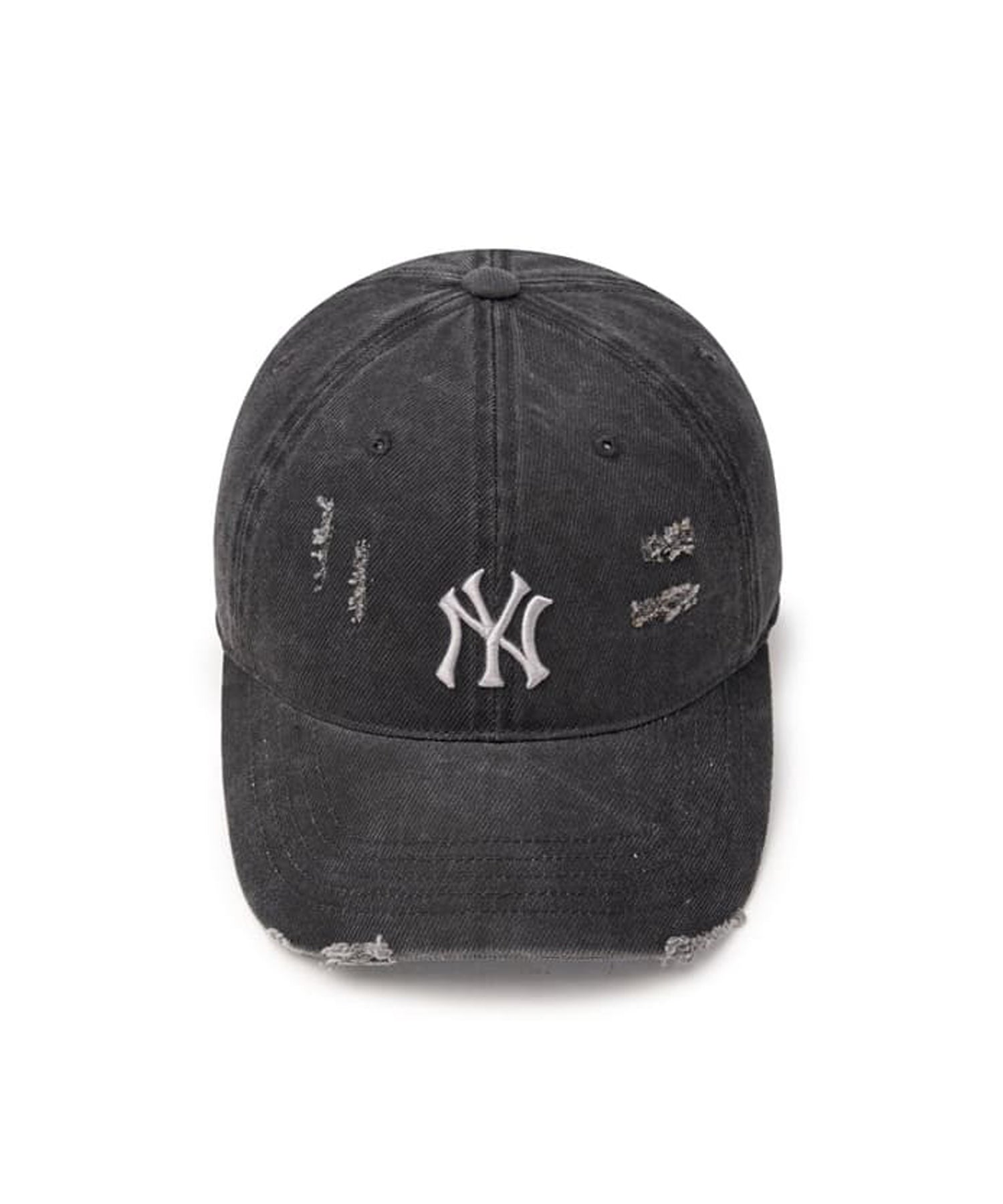 MLB　KOREA-ダメージウォッシュ-CAP