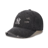 MLB　KOREA-ダメージウォッシュ-CAP