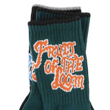 FRUIT OF THE LOOM ﾄｯﾌﾟﾗｲﾝﾛｺﾞ ｸﾙｰｿｯｸｽ3P