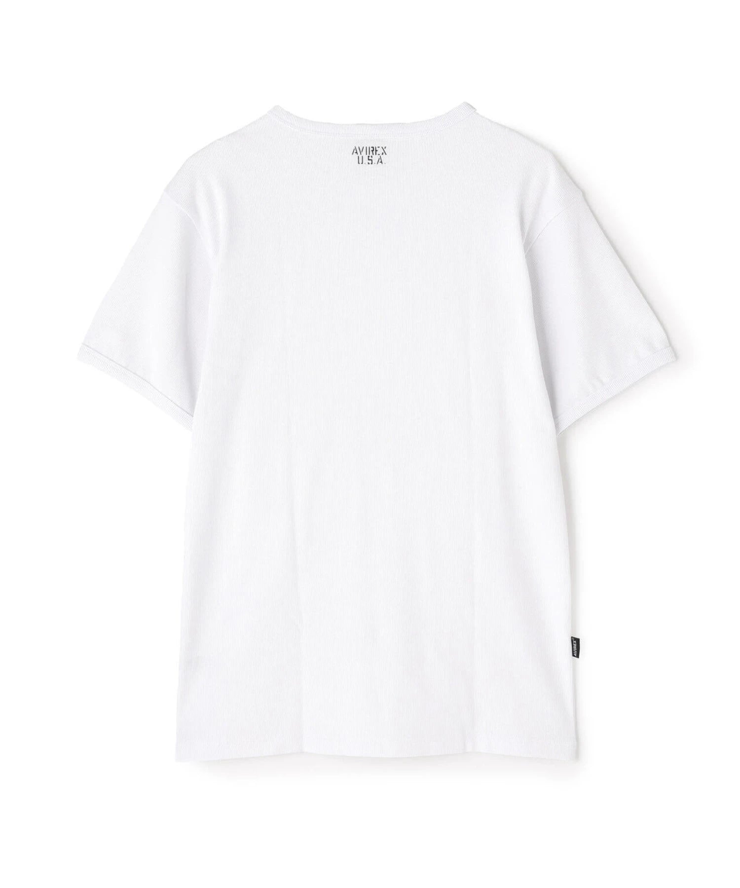 AVIREX -DAILY S/S RIB CREW NECK TEE