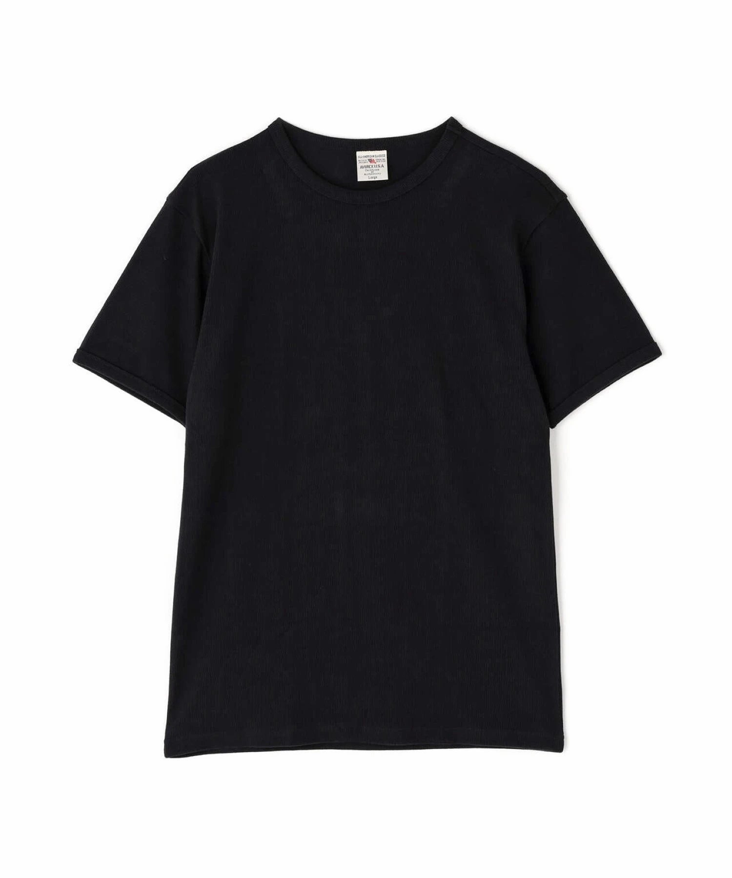 AVIREX -DAILY S/S RIB CREW NECK TEE
