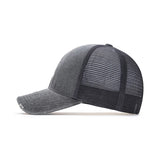 MLB　KOREA-ダメージウォッシュ・メッシュ・CAP