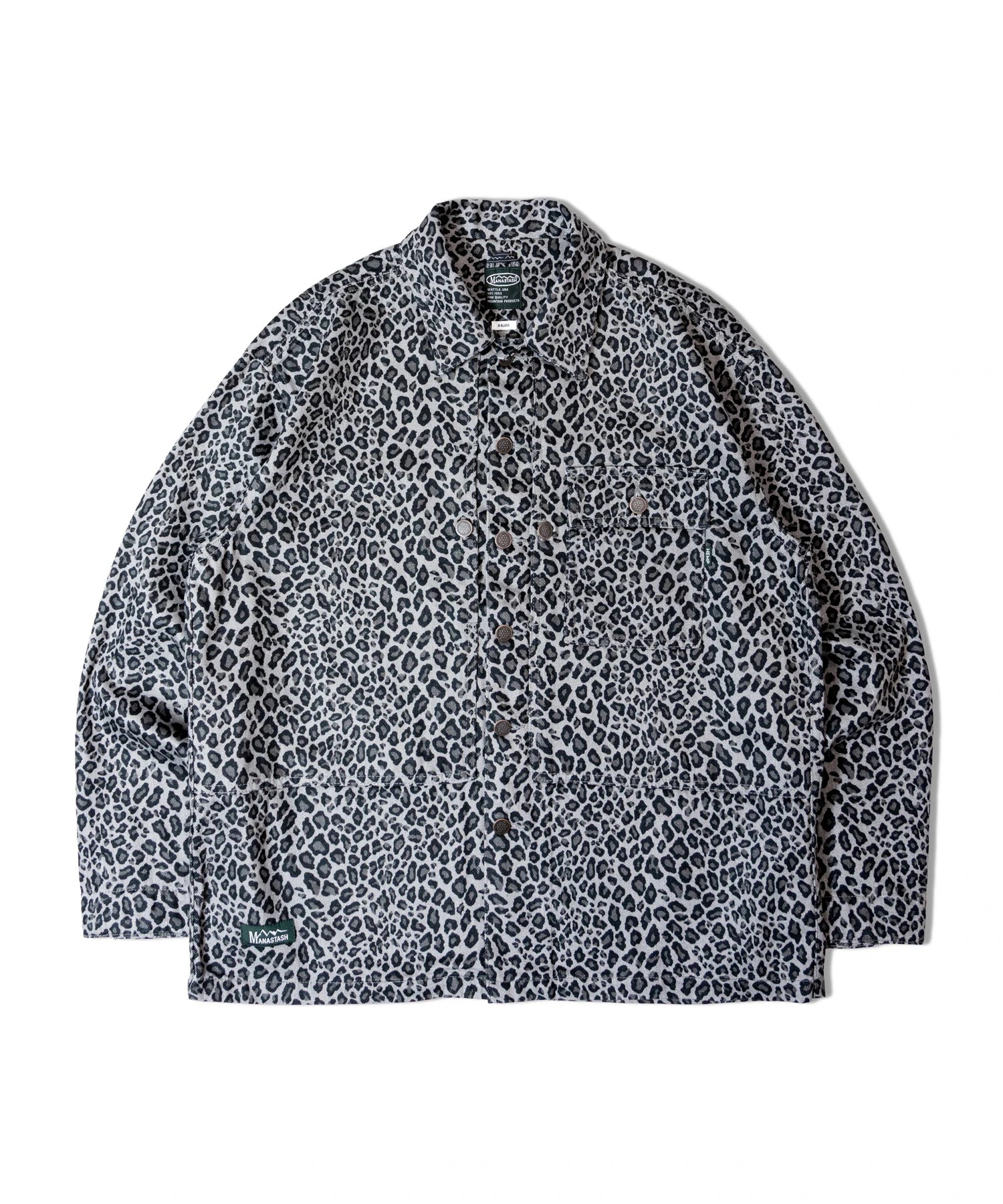 MANASTASHxA-KLASS HEMP TWILL JKT LEOPARD