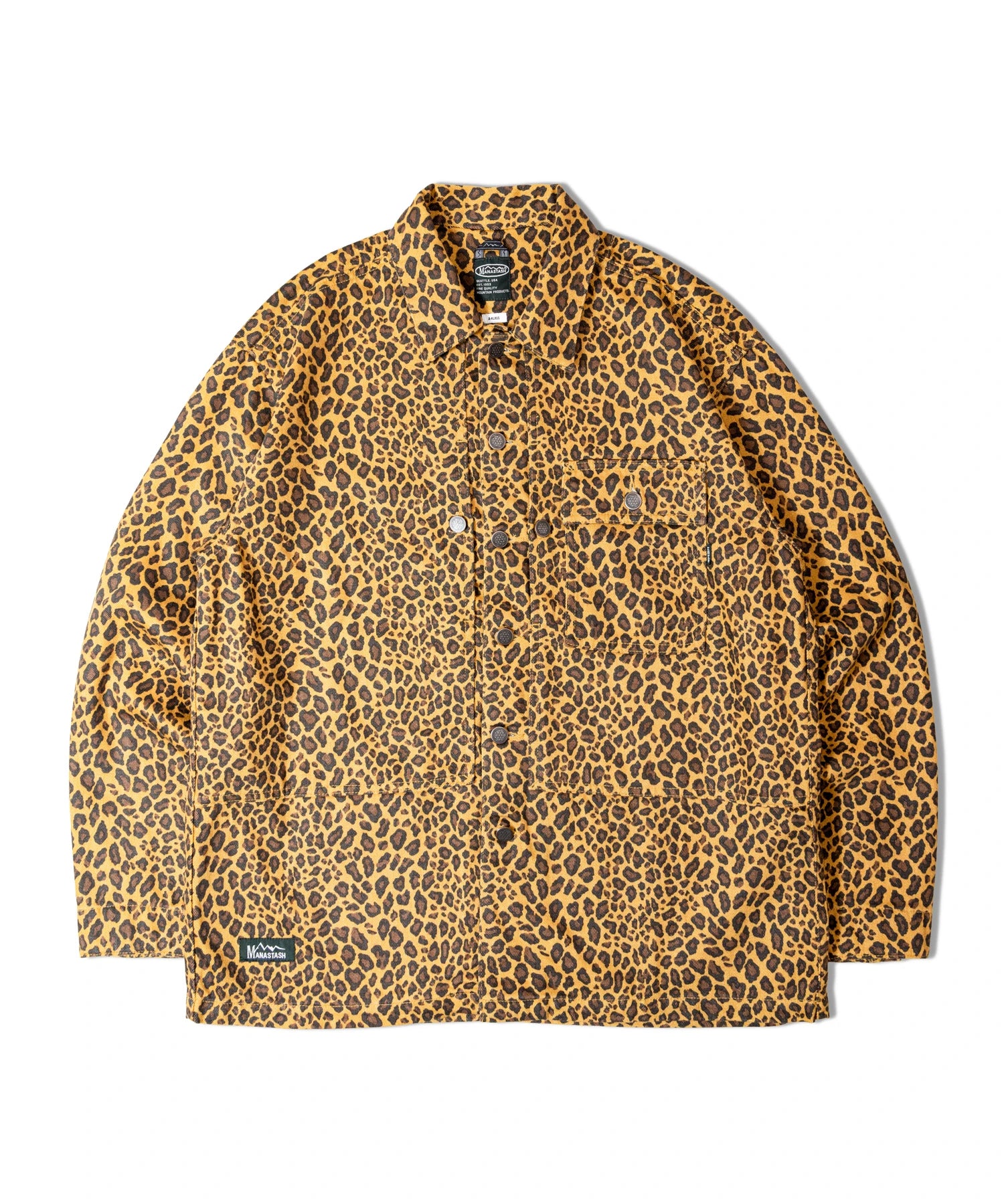 MANASTASHxA-KLASS HEMP TWILL JKT LEOPARD