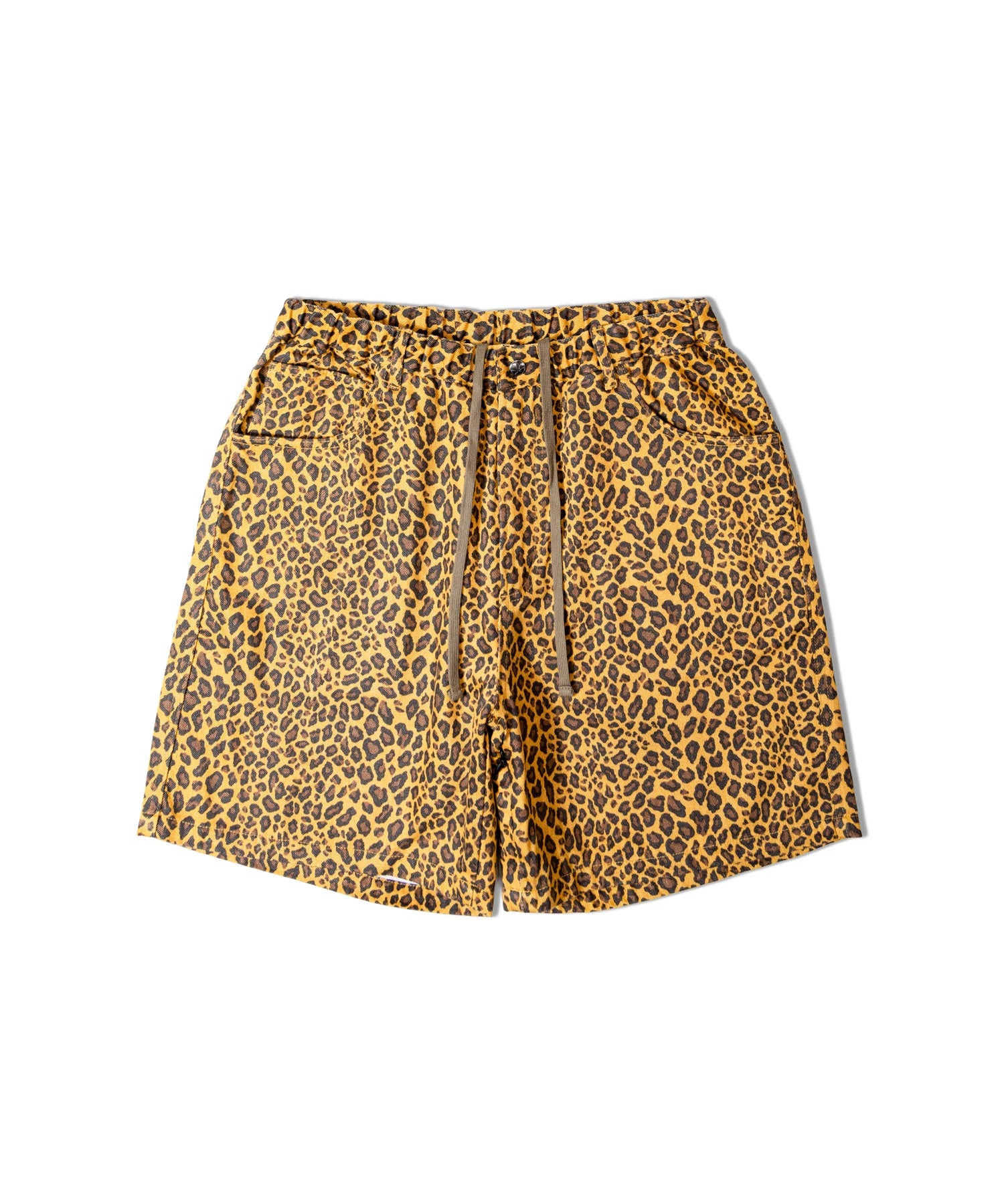 MANASTASHxA-KLASS HEMP TWILL SHORT LEOPARD