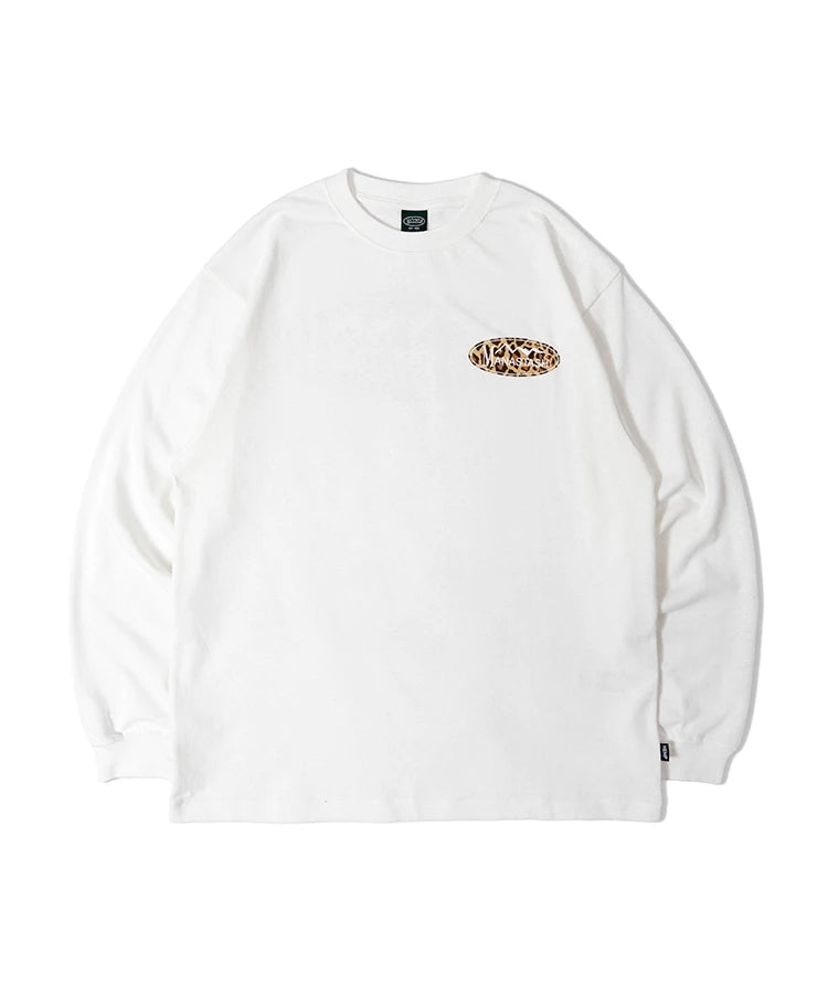 MANASTASHxA-KLASS HEMP LS TEE LEOPARD LOGO