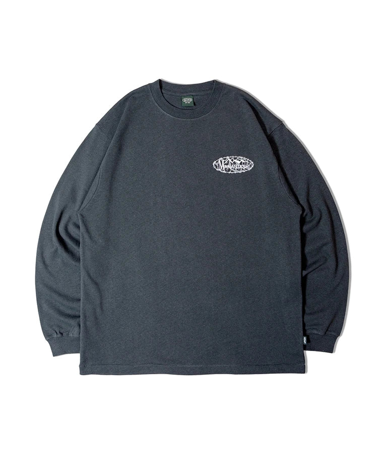 MANASTASHxA-KLASS HEMP LS TEE LEOPARD LOGO