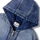 Pro Club Mens Heavyweight Denim Zip-Up Jacket
