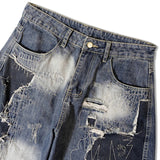 GA REPAIR HARD CRUSH DENIM
