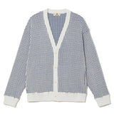 Seagreen BIG WAFFLE CARDIGAN