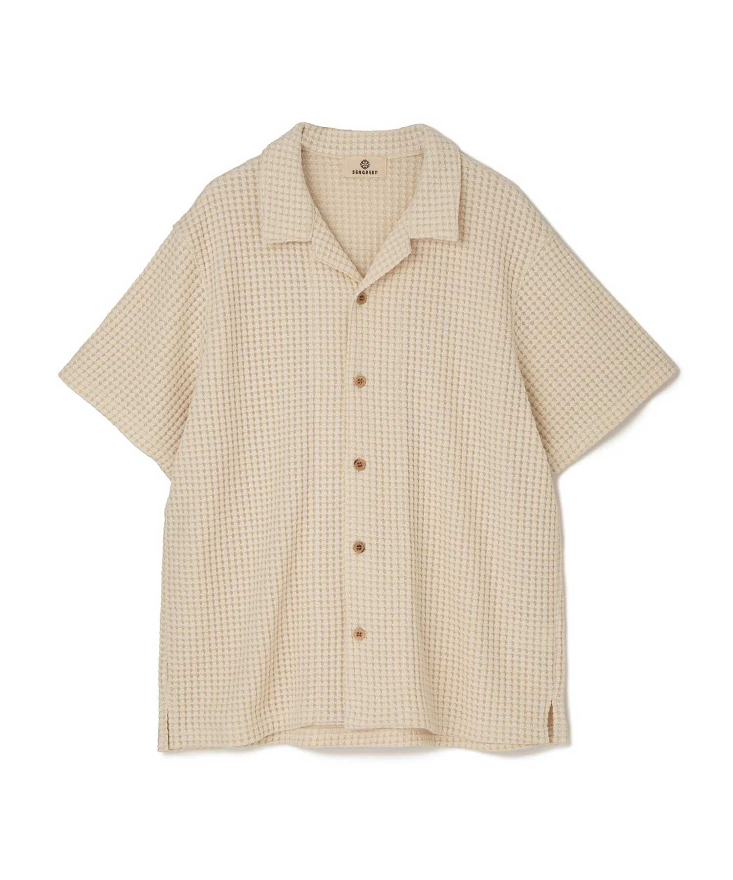 Seagreen BIG WAFFLE SHIRT