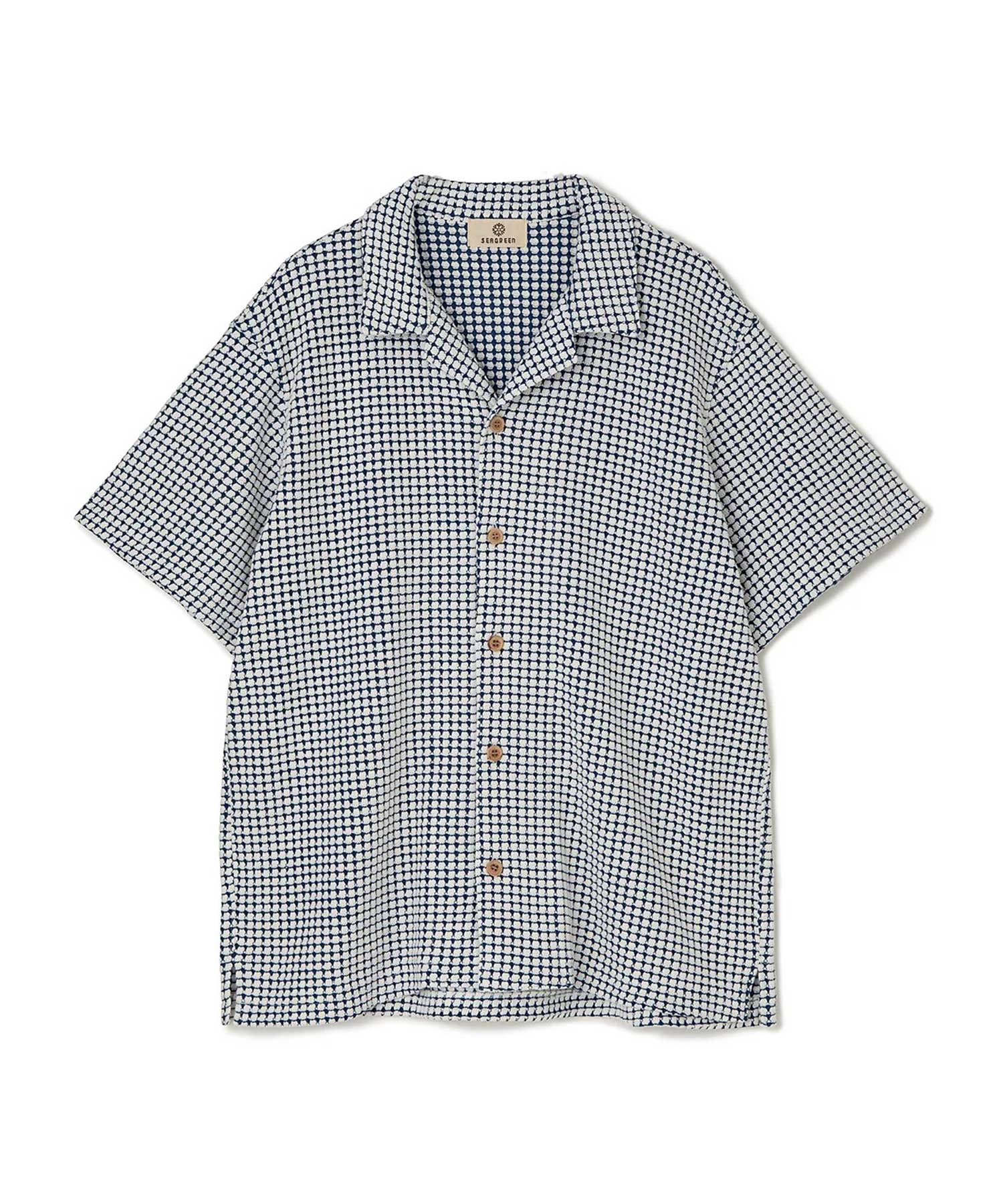 Seagreen BIG WAFFLE SHIRT