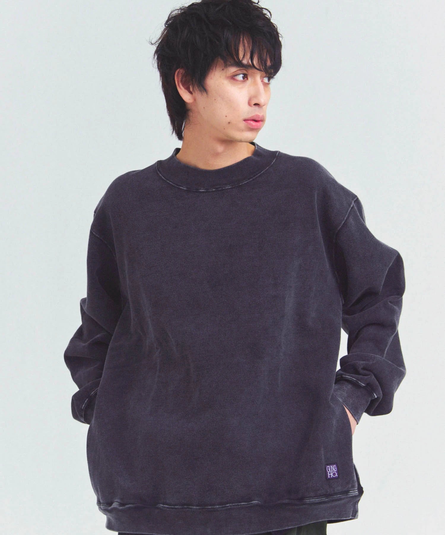 GUNG HO FRENCH TERRY SWEAT HI-NECK