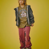 GALFY-ぐるグニャデニムパーカー