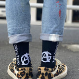 GA VERTICAL LOGO SOCKS