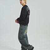 AVIREX -VARSITY LOGO CREW SWEAT