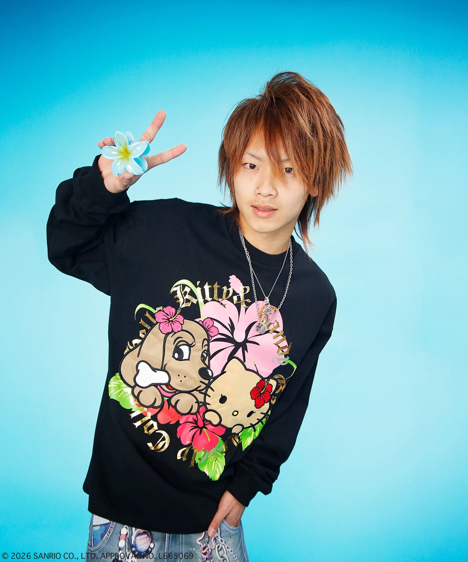 GALFY×KITTY-キティがるTee