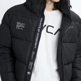 RVCA BACK PRINT PUFFER JKT