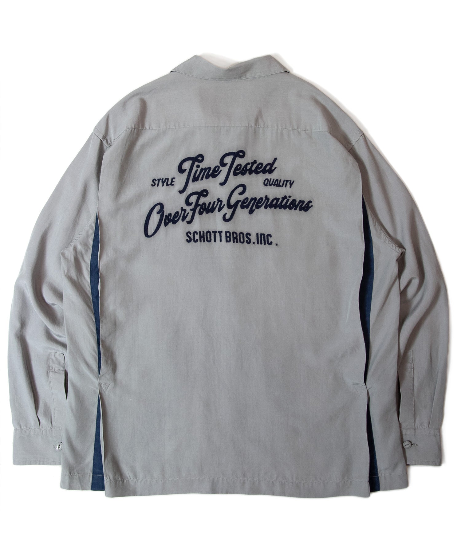 SCHOTT-TBOWLING LS SHIRT