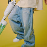 GALFY/ガルフィー ジャラジャラギャル男デニム