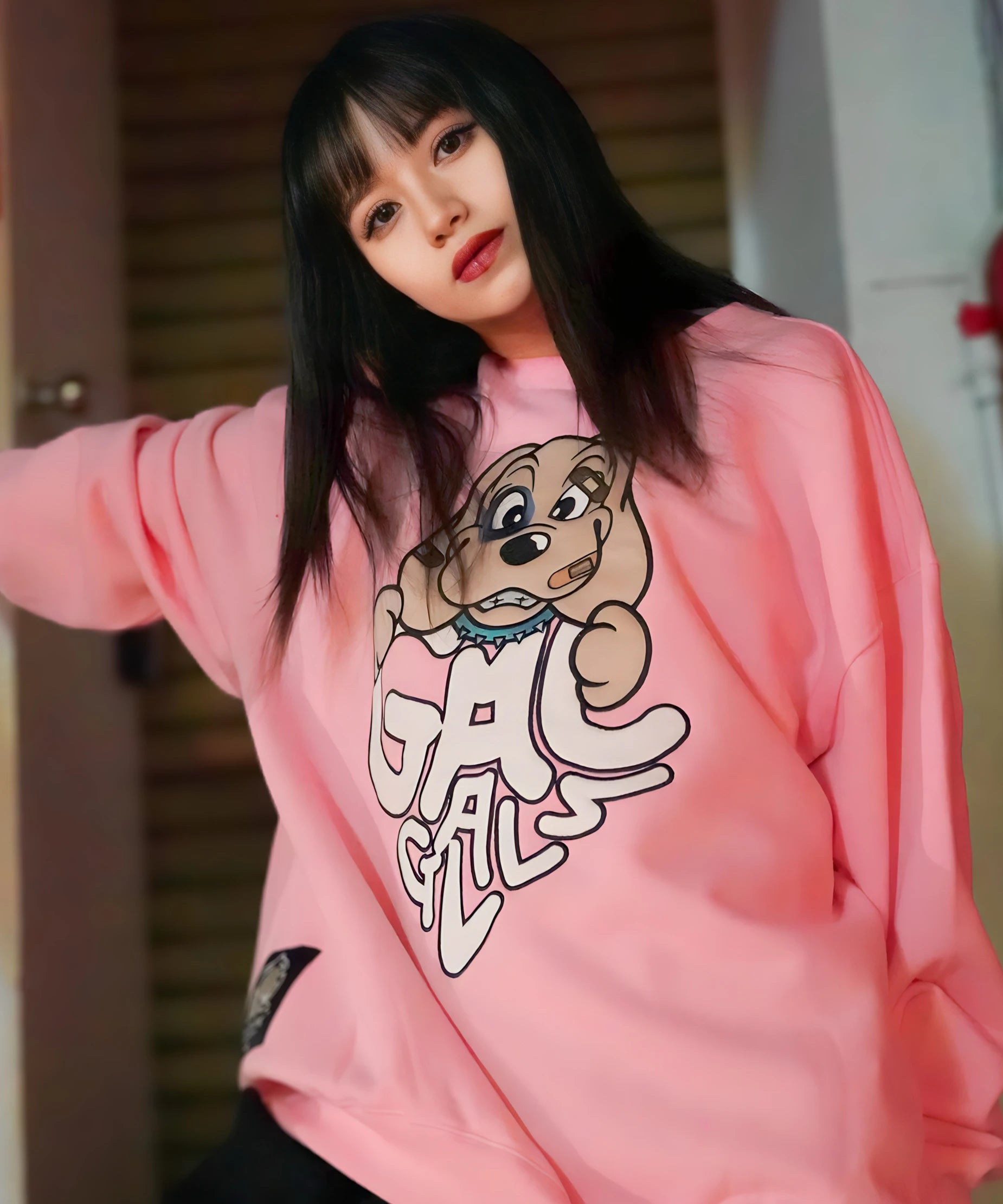 GA×GALFY-わんわんはーとスウェット