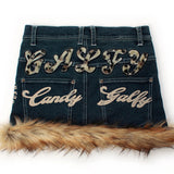 GALFY-ぎゃるちゃんファーデニムミニ