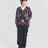 GUNG HO EAZY FATIGUE PANTS -BLACK DENIM/HICKORY-