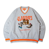 GARISU-チル友Vネックトレーナー