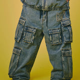 GALFY-ぐるグニャデニムカーゴ