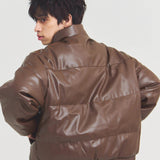 JE-ビンテージPU　パフジャケット