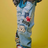 GALFY-ワッペンだらけデニム